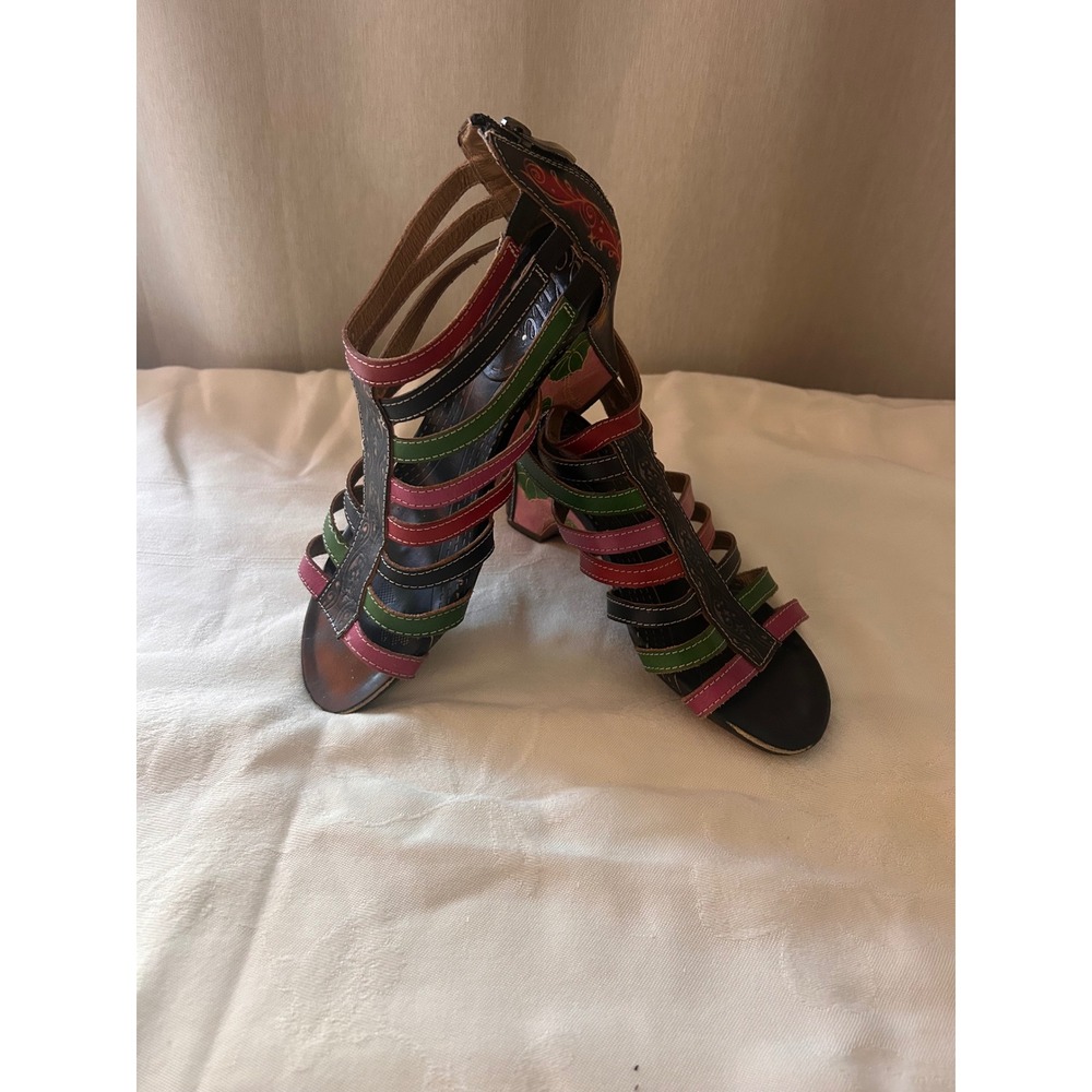 Elite by Corkys St. Martin Boho Gladiator Wedge Sandal Size 9